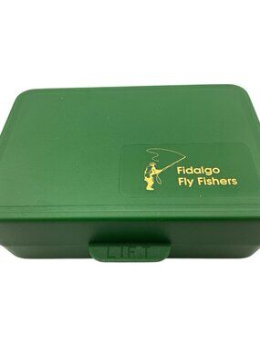 Fidalgo  Fly Fishing Lure Box Flat Foam Plastic Organizer With 31 Flies